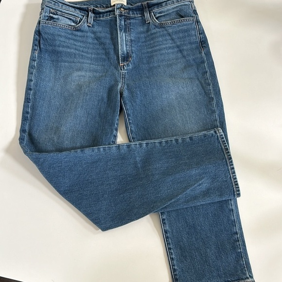 FAVORITE DAUGHTER The Erin High Rise Slim Straight Jeans Size 32 Inseam 27” EUC - Picture 2 of 13